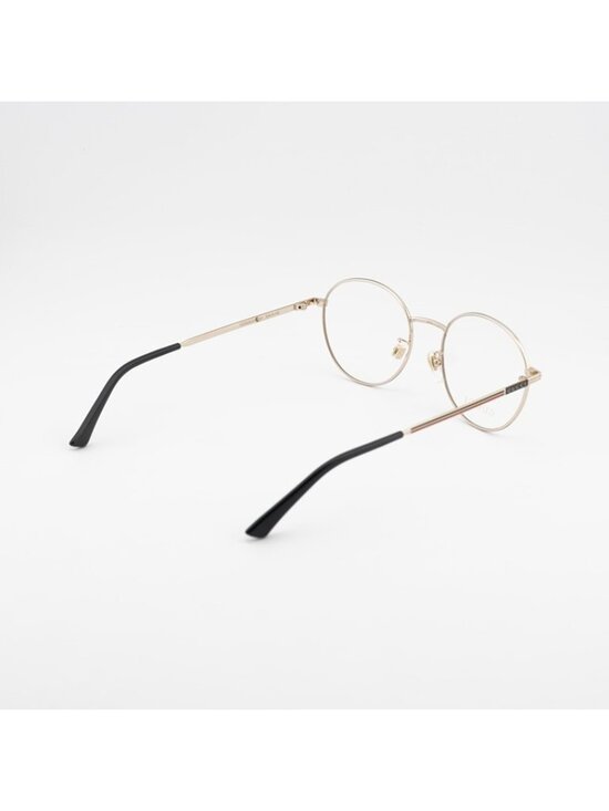 Gucci GG0839OK 001 Eyeglasses Black/Gold 52mm Round Frame main image 11